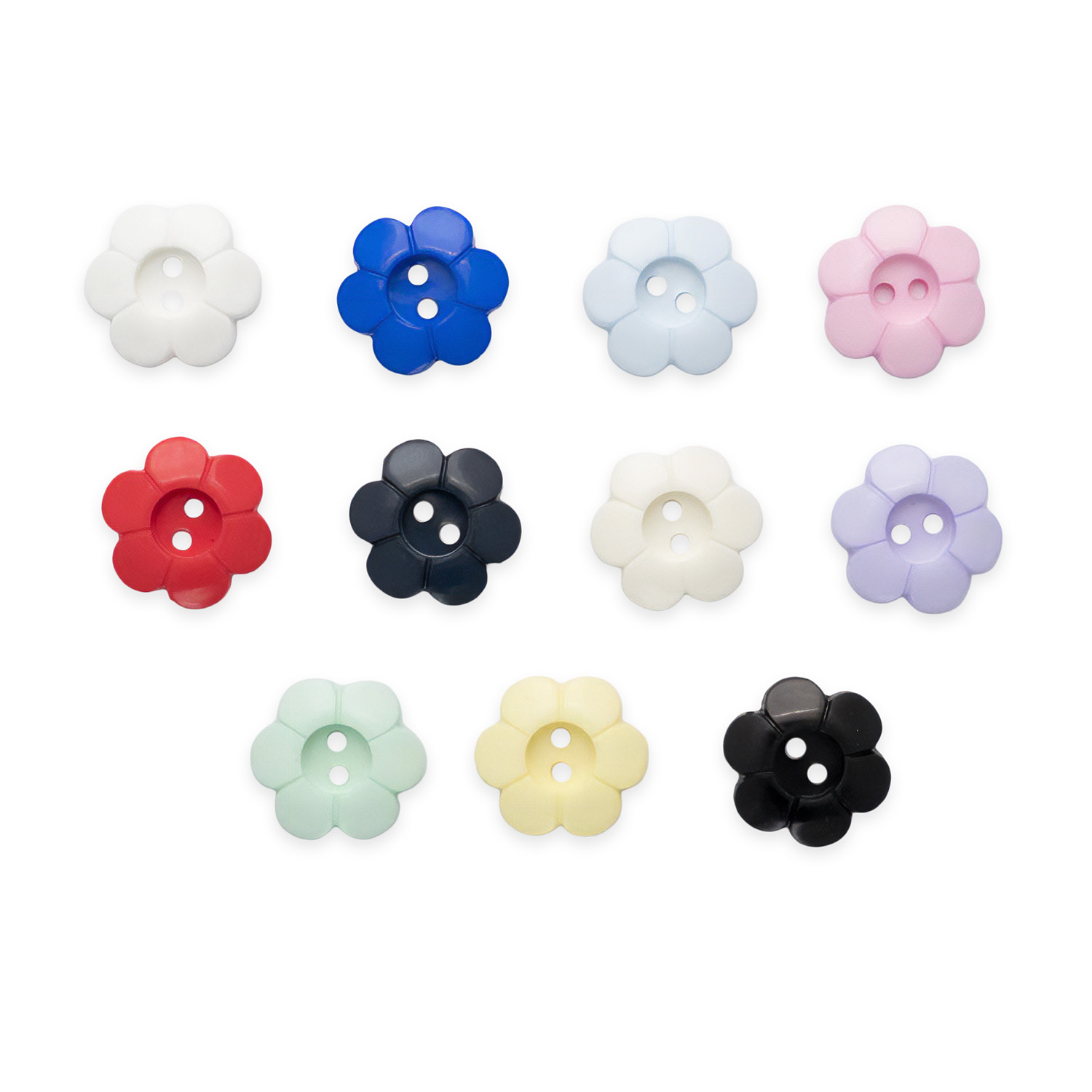 2 Hole Daisy Buttons Size 28 100 Piece Pack K5628