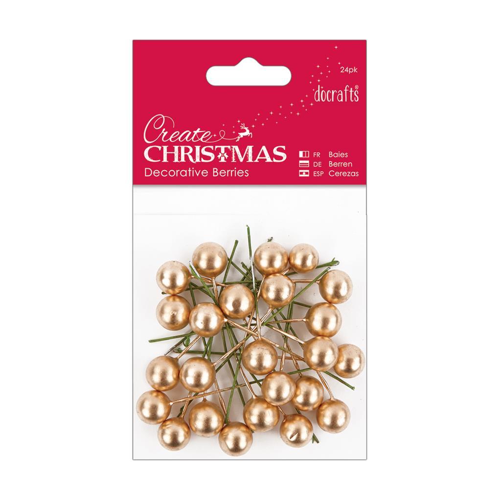 Docrafts Decorative Berries - 24pk Docrafts Decorative Berries - 24pk