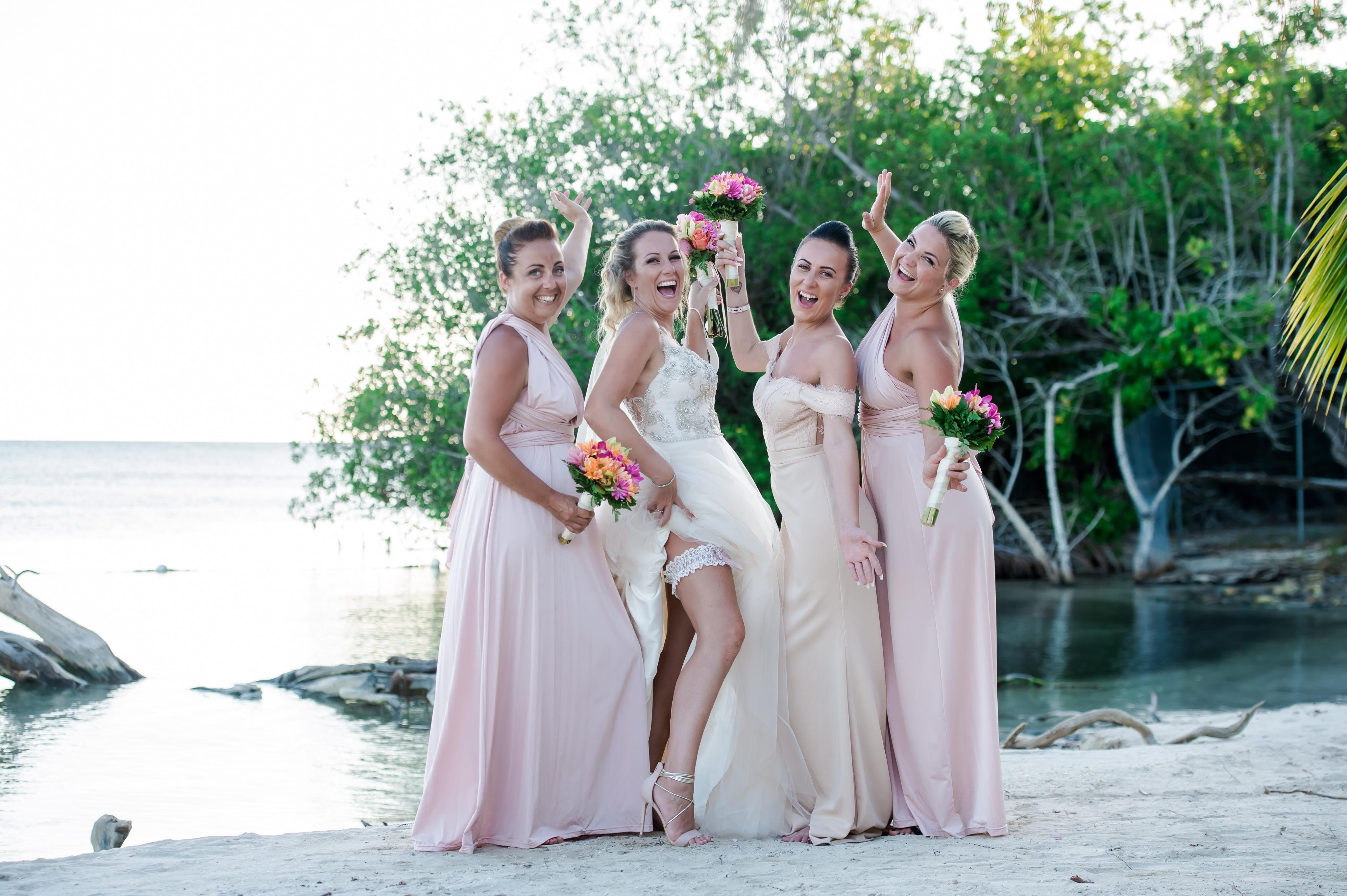 Jamaican bridesmaid cheap dresses