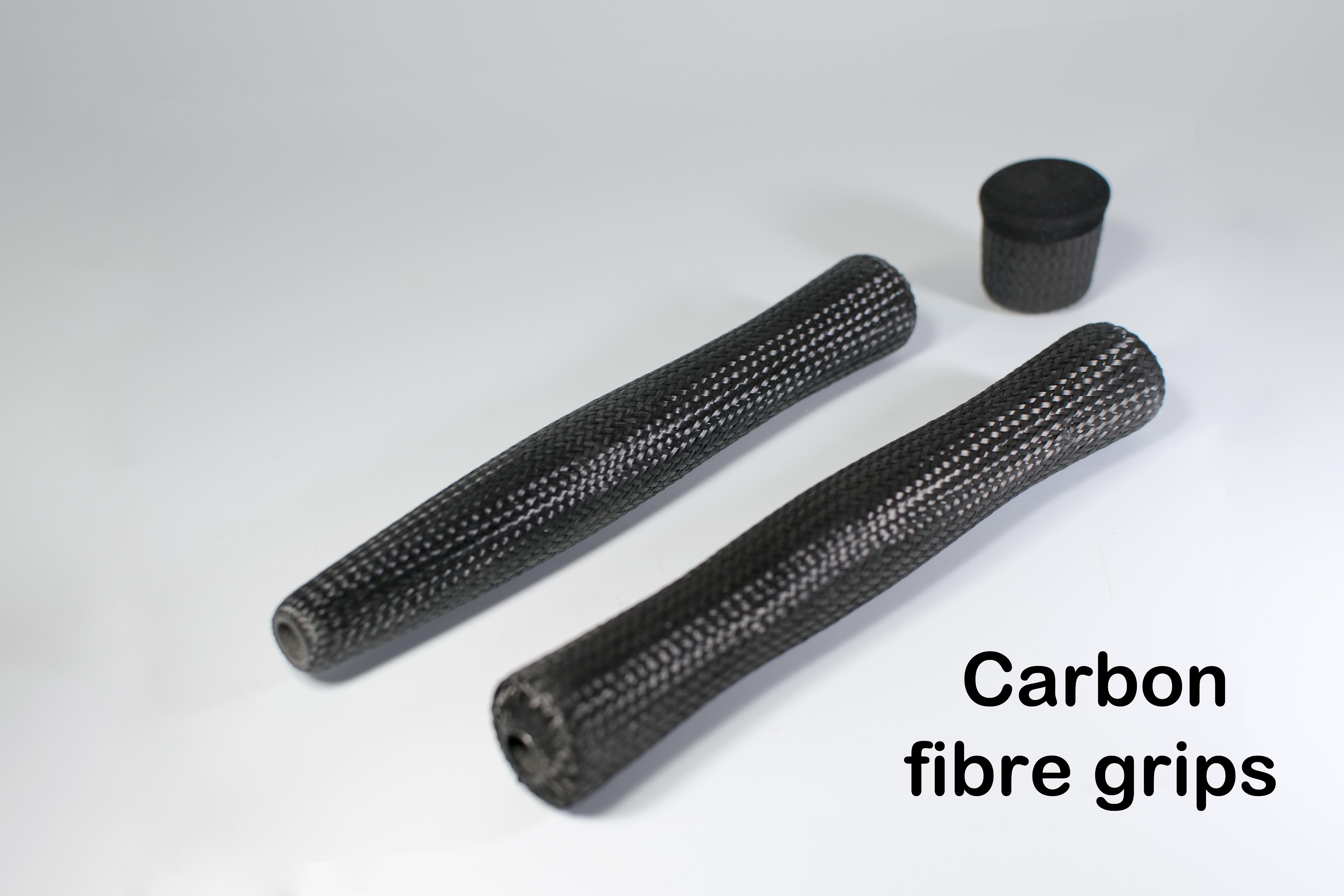 Carbon fibre fly rod grips group