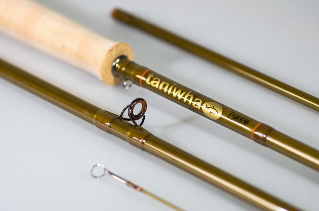 TSH 8'3" #6 s-glass fly rod olive 2