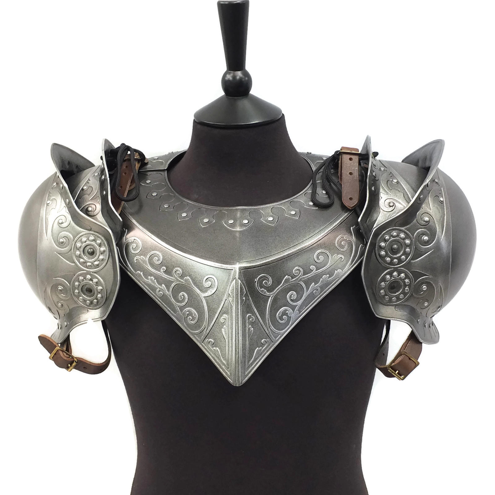 NauticalMart Medieval Larp Fanstasy Steel Gorget Neck Armor