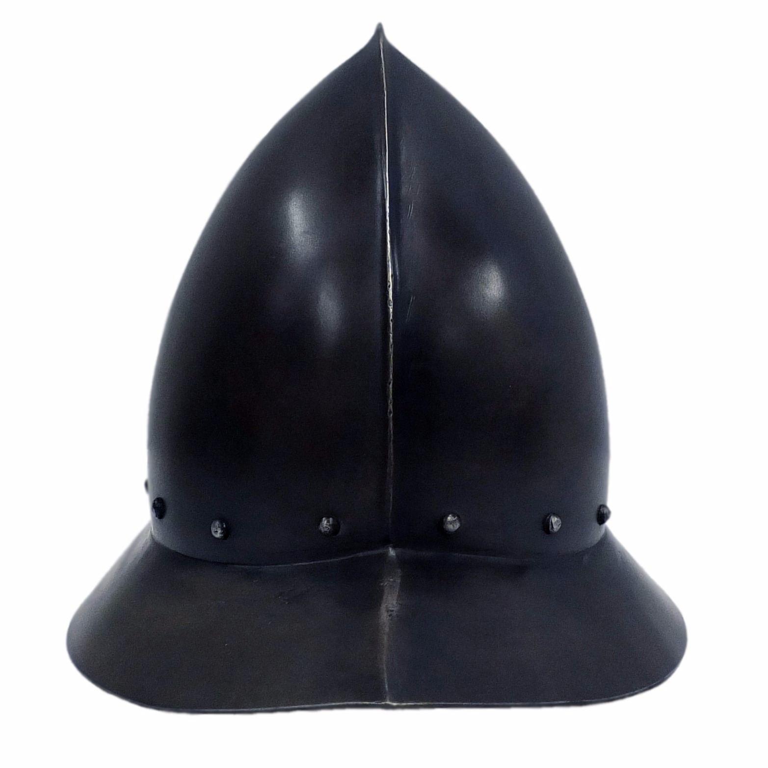Spanish kettle hat larp helmet
