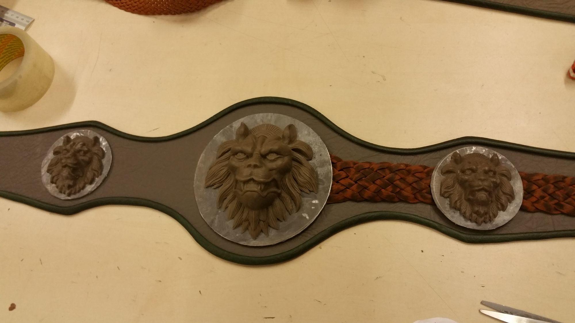 Classical Lion belt - work in progress