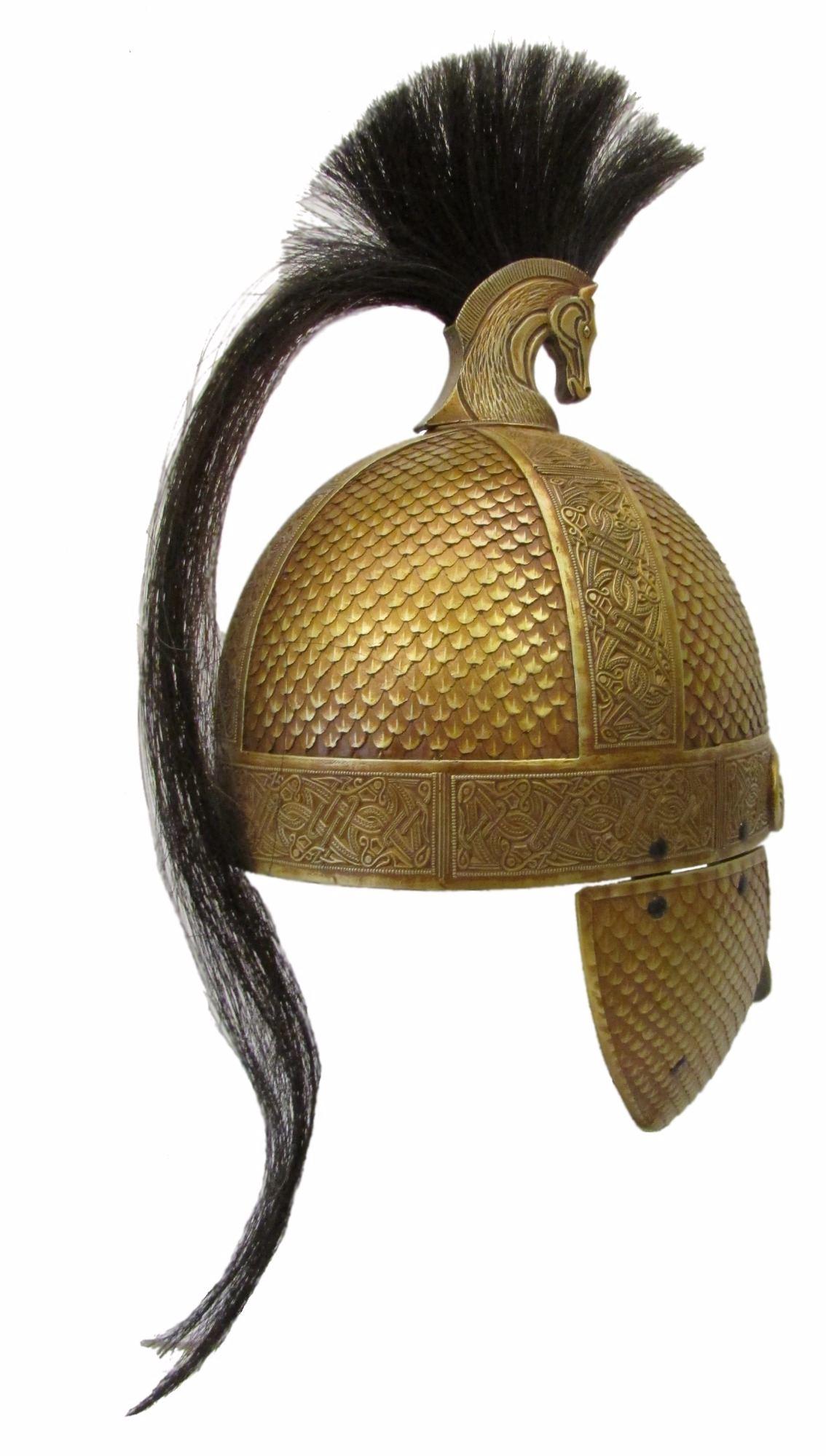 Wyrmwick celtic scaled larp helmet