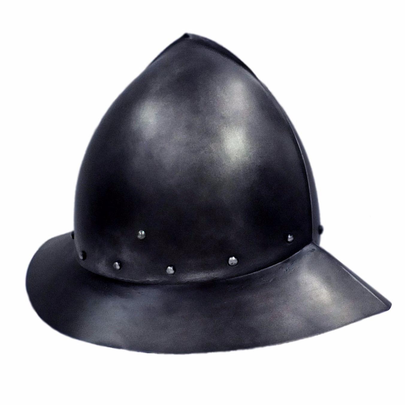 Spanish kettle hat larp helmet