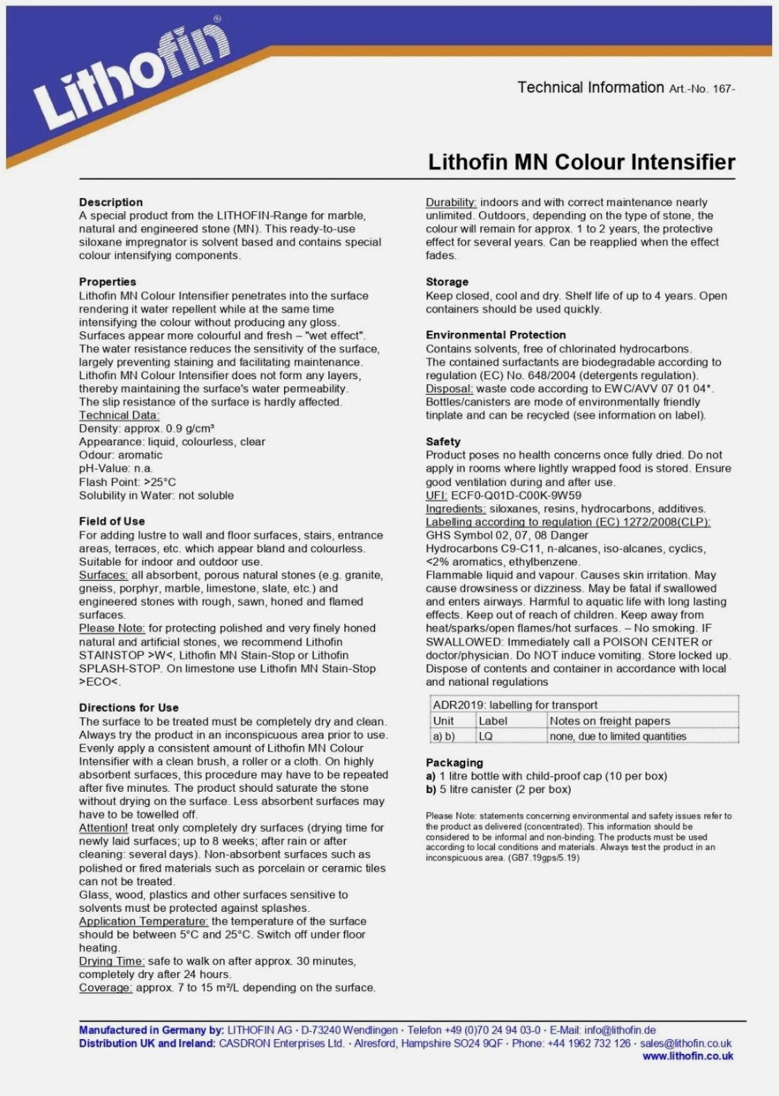 Lithofin Colour Intensifier 1 Litre - View #3