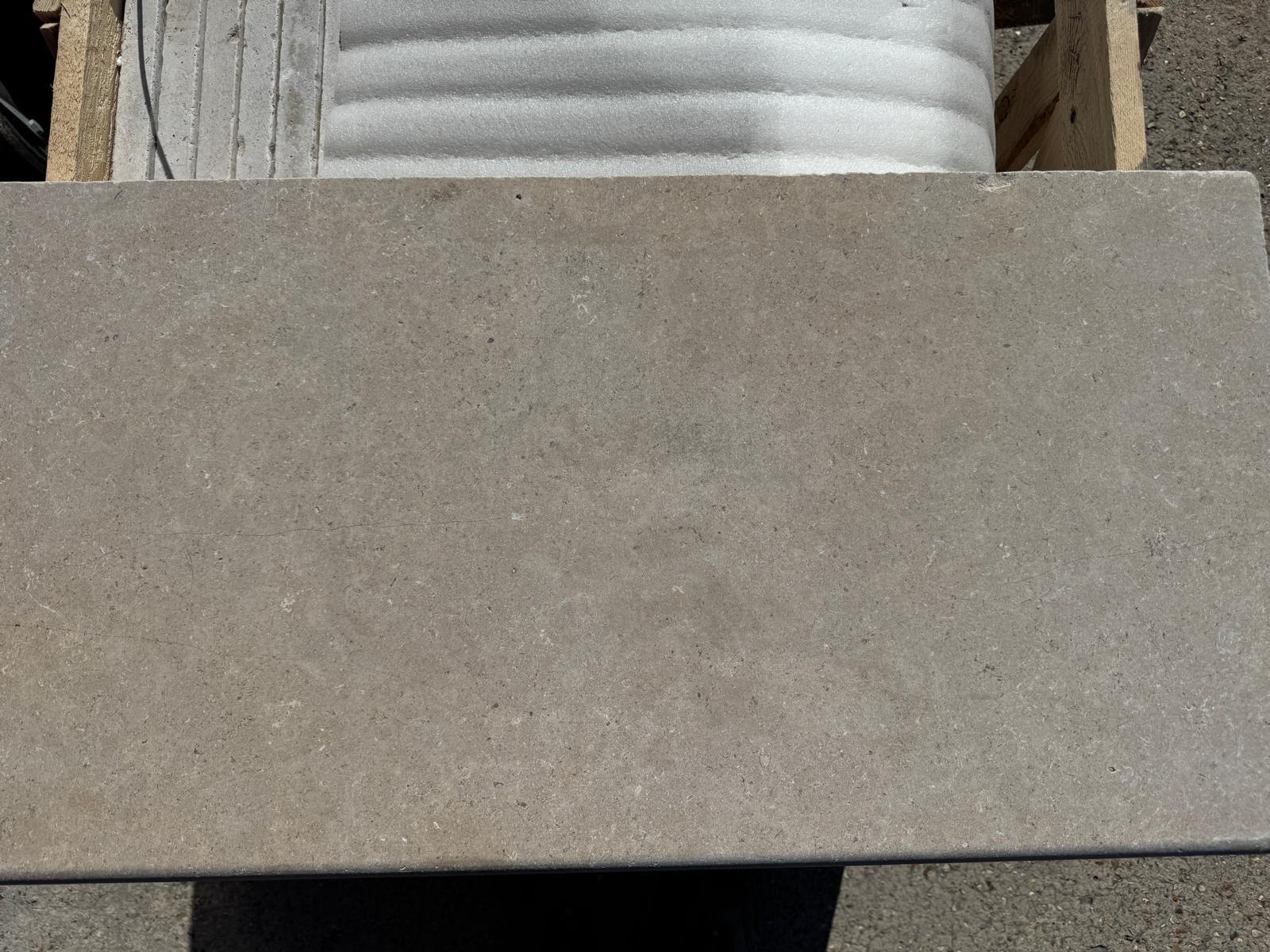 Dijon Limestone Paving Step SEASONED