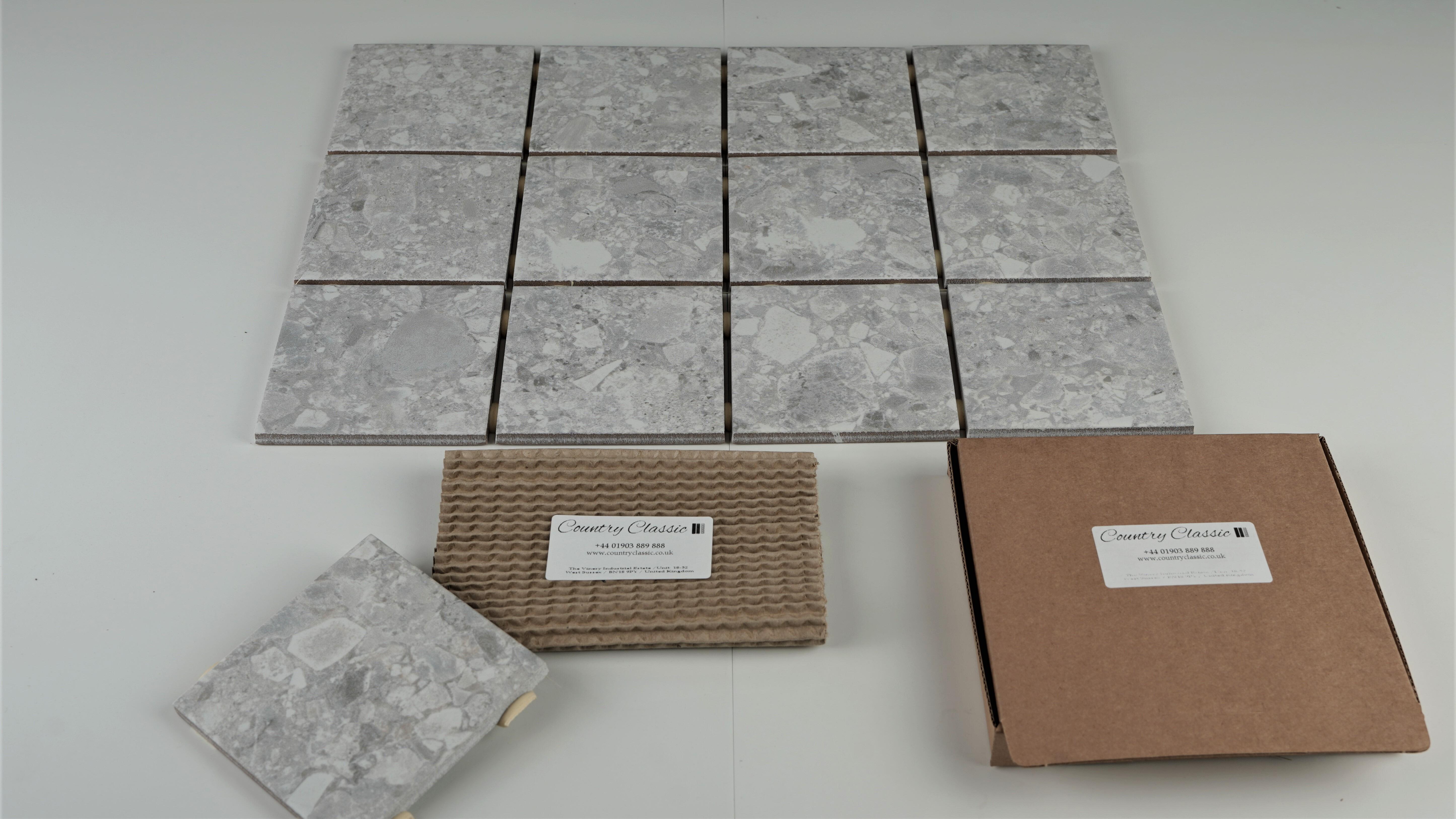Terrazzo White Porcelain (Matt) - 200x200
