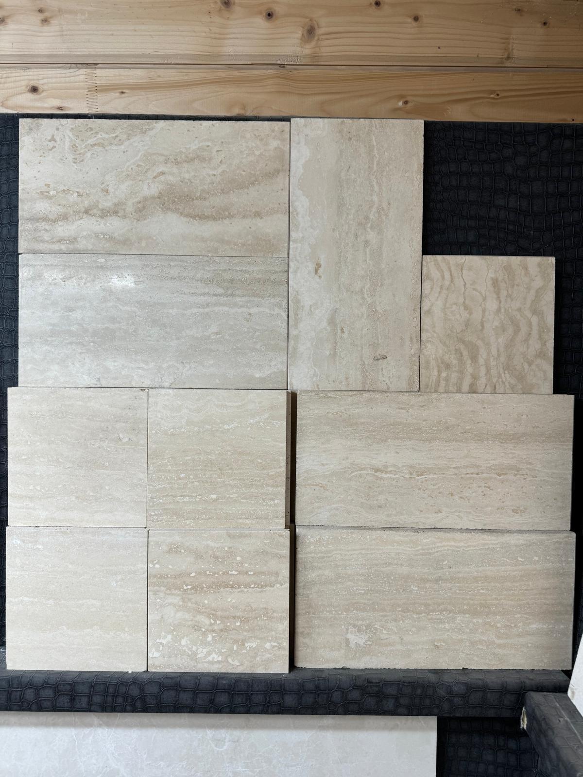 Ivory Travertine Vein Cut (Semi Polished)