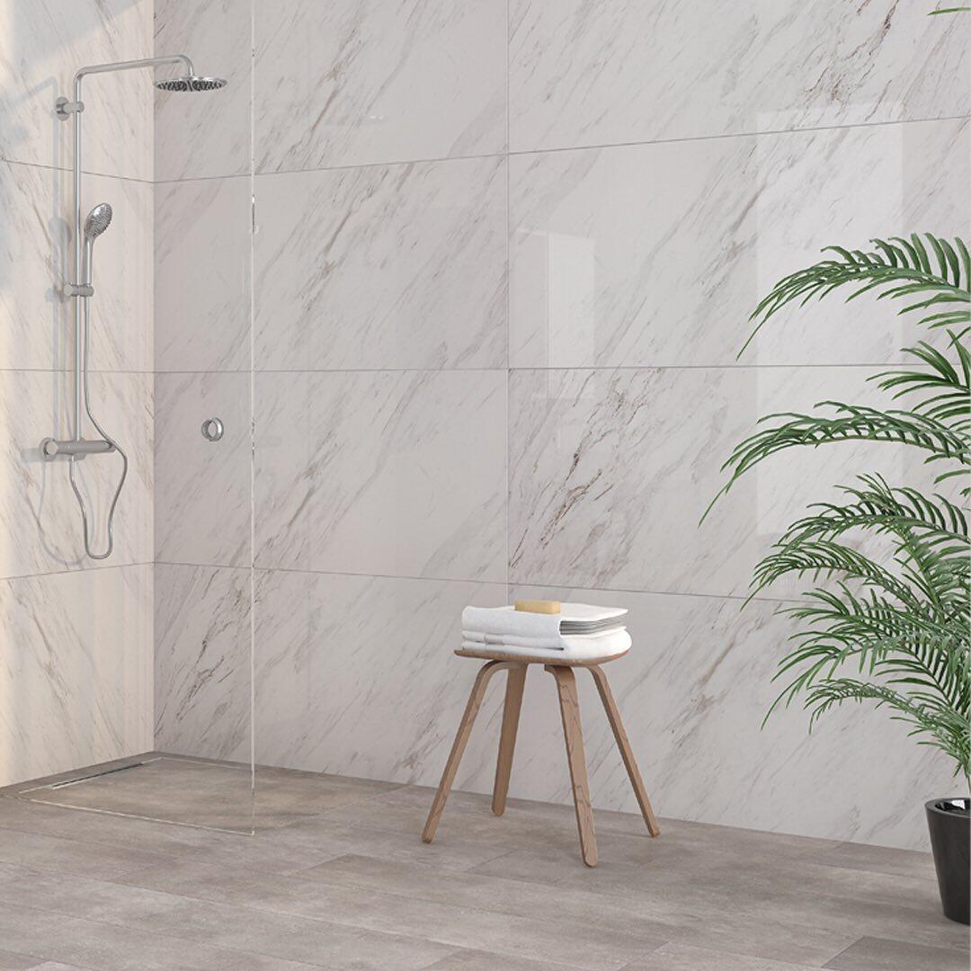 Marmo Bianco Porcelain (Glossy)