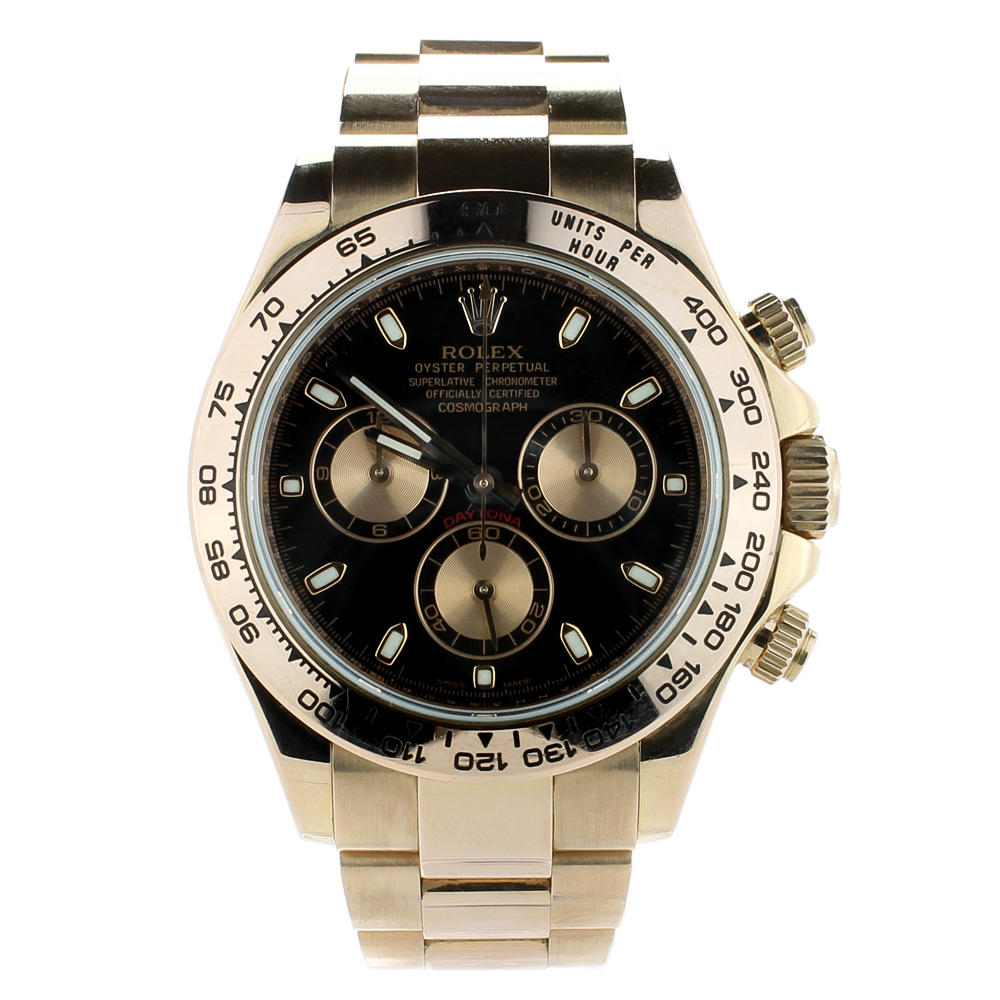 Pre Owned Rolex Daytona Rose Gold 116505