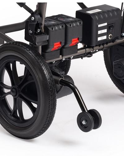 eFOLDi electric wheelchair dual control With twin batteries