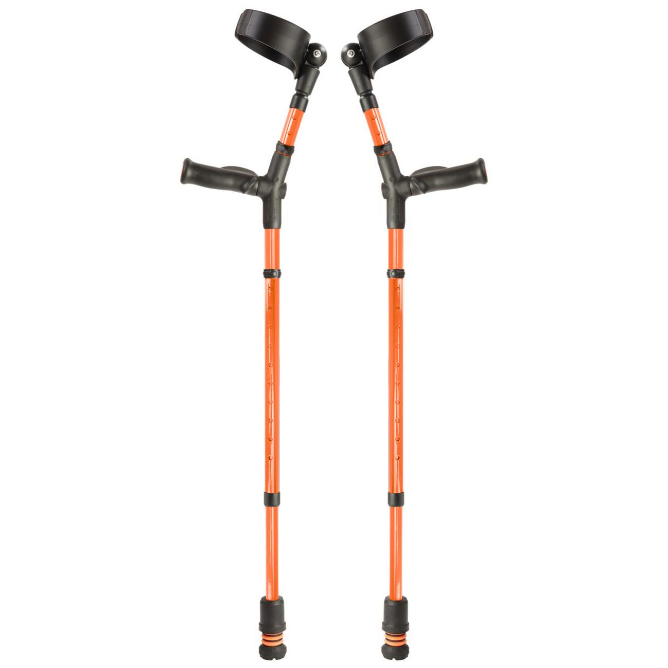 Flexyfoot Premium Closed Cuff Comfort Grip Crutches - Adjustable Thanet