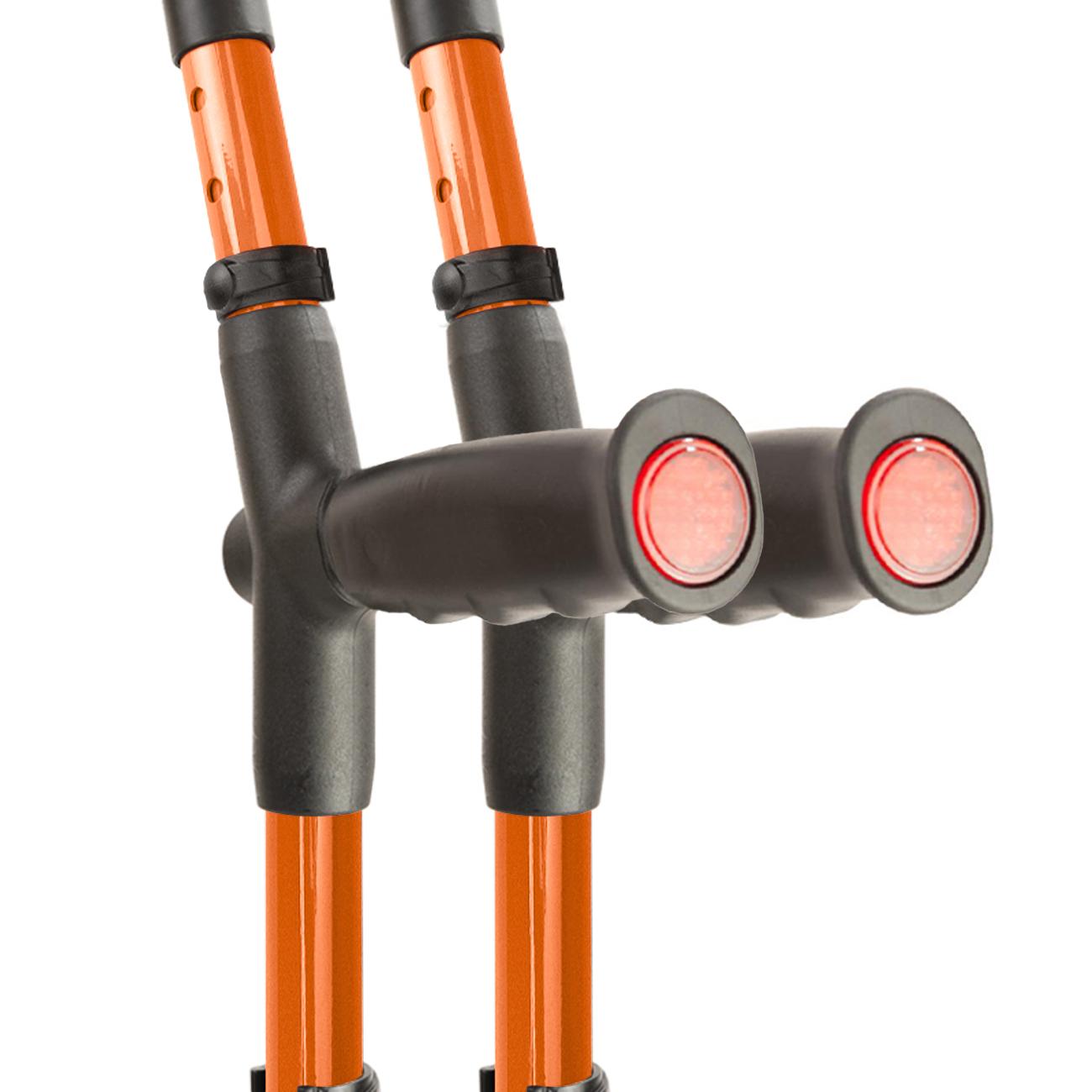 Flexyfoot Premium Closed Cuff Soft Grip Crutches - Double Adjustable Margate