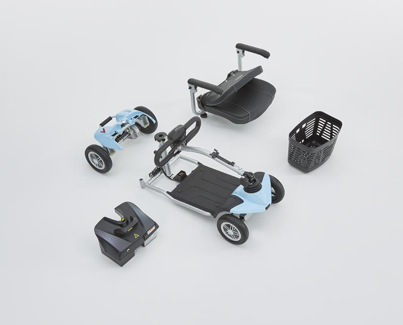 Evolite mobility scooter boot scooter breaks into parts