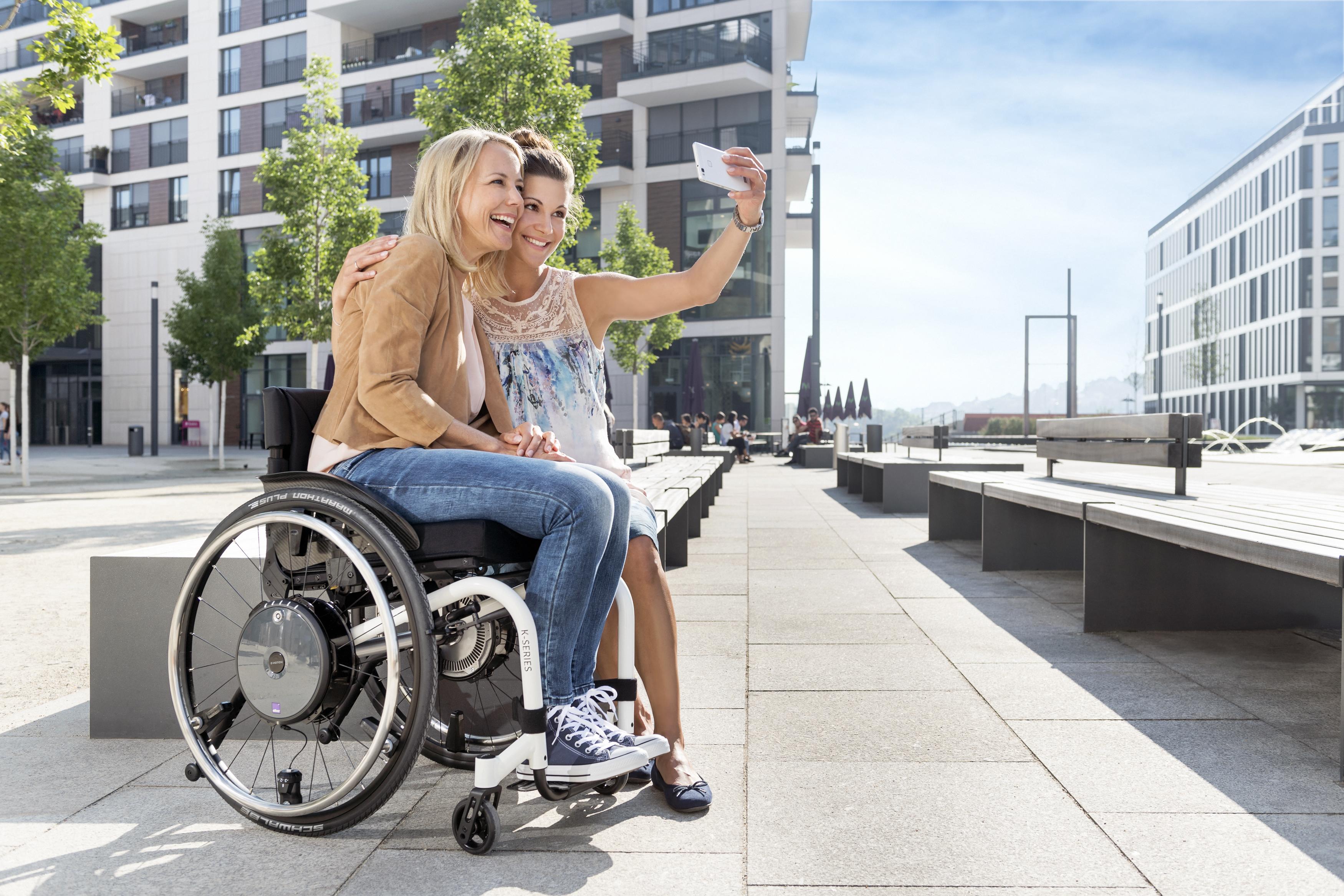 Alber E-Motion M25 Wheelchair User