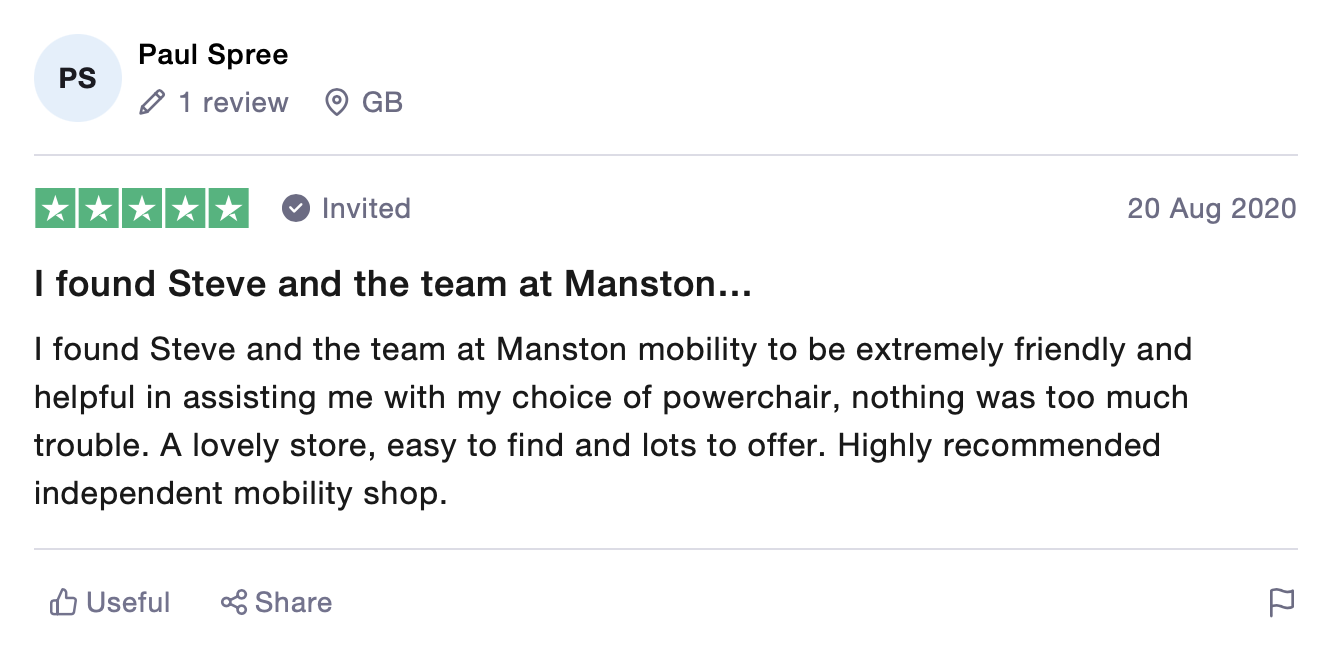 5 Star Review Thanet