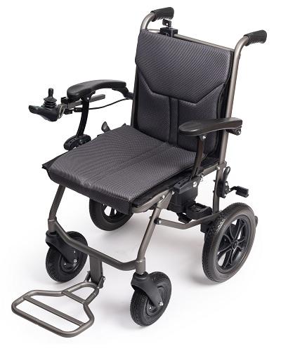 eFOLDi electric wheelchair dual control Viewed from right