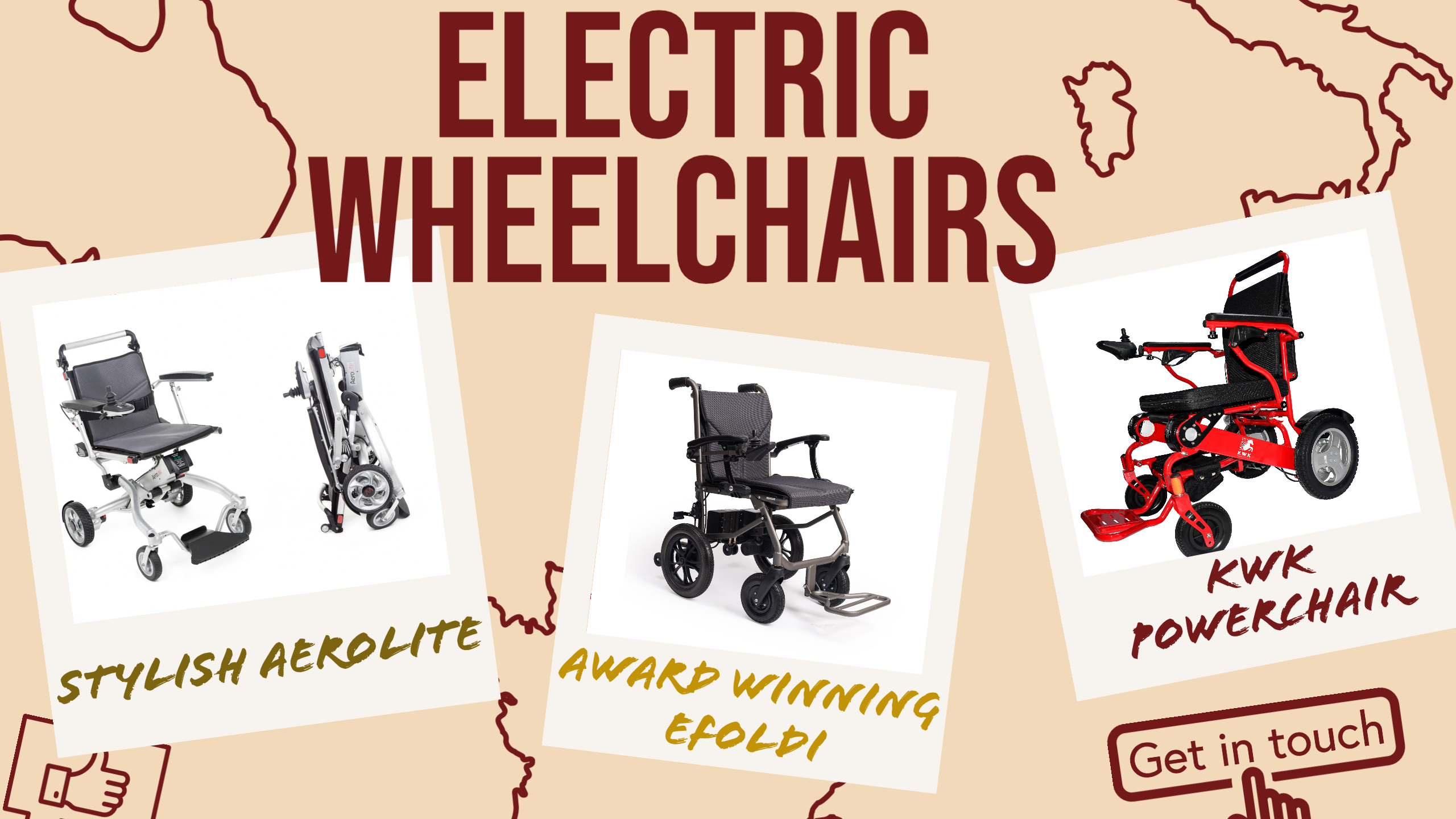 Portable Folding Electric Wheelchairs / powerchairs