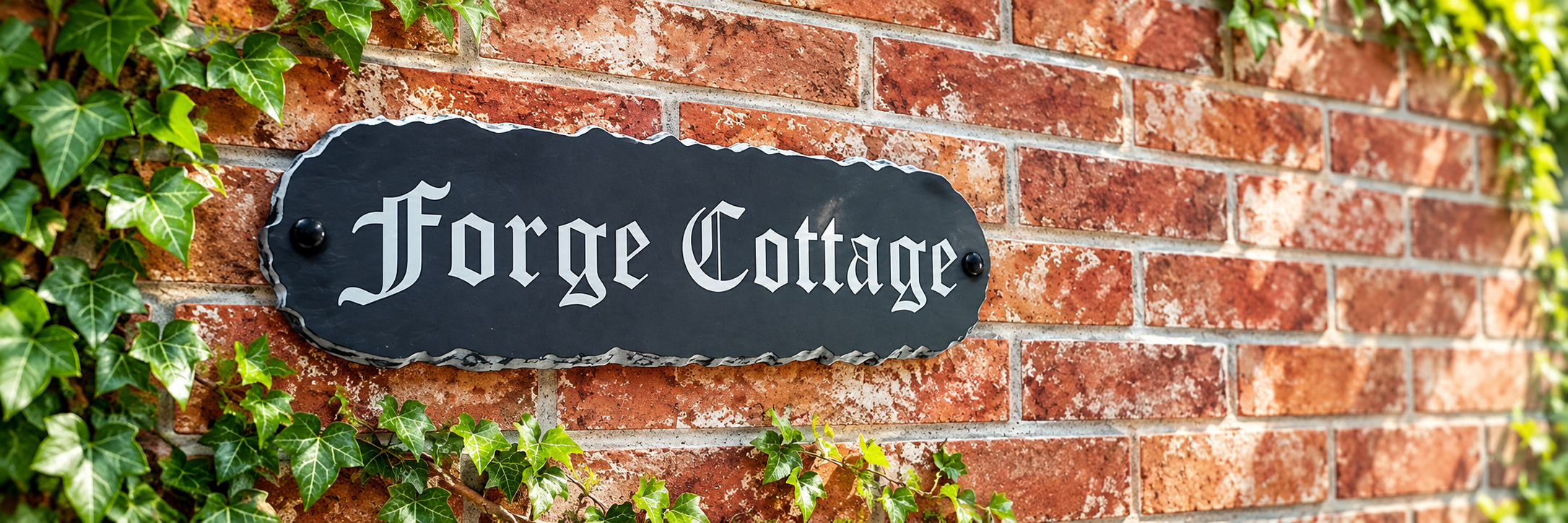 rustic-house sign