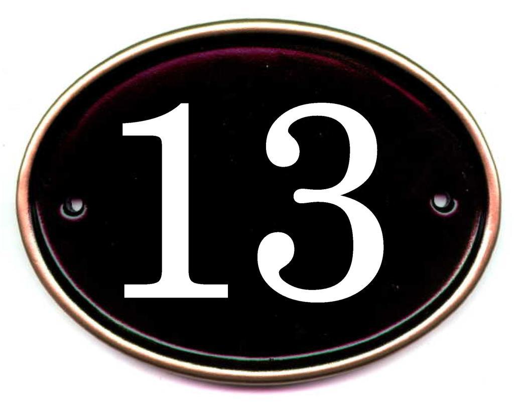 House Number 13 - unlucky or lucky for some?
