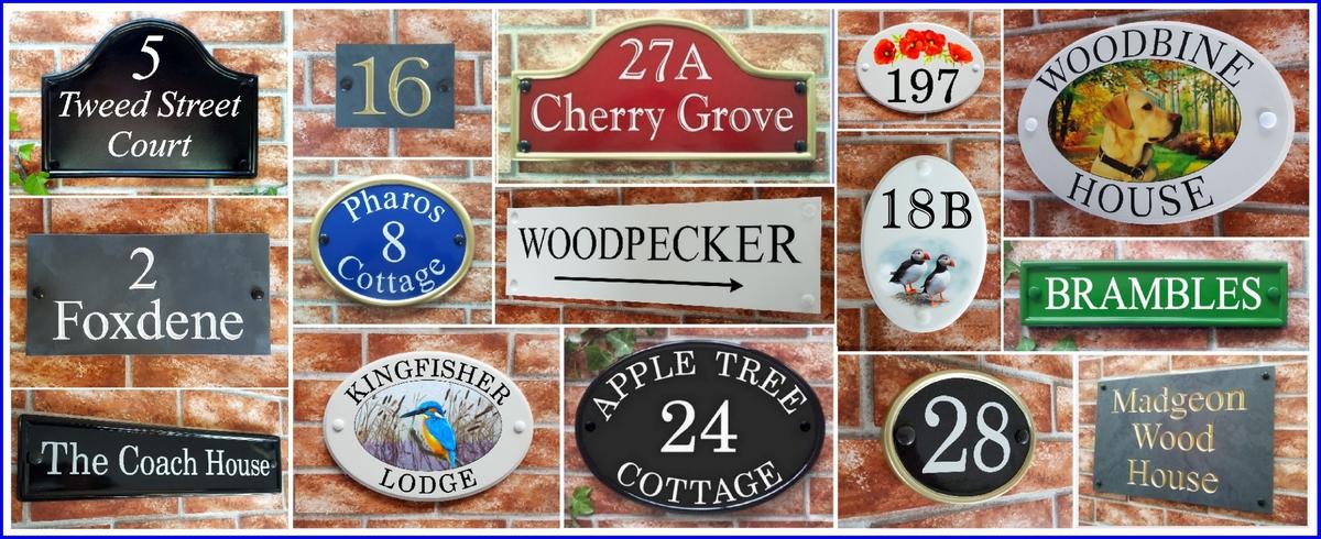 HOUSE SIGNS Personalized Numbers Names By Yoursigns