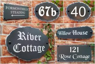 Collage of Rustic Signs