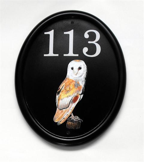 Barn owl house number