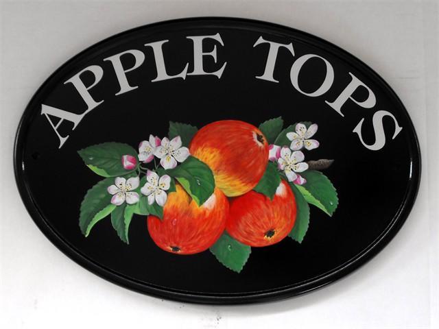 Apples & Blossom house sign
