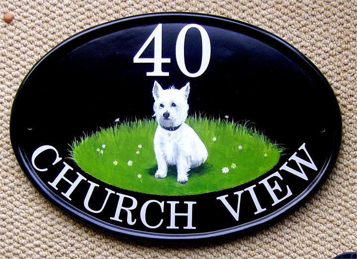 Scottish terrier plaque