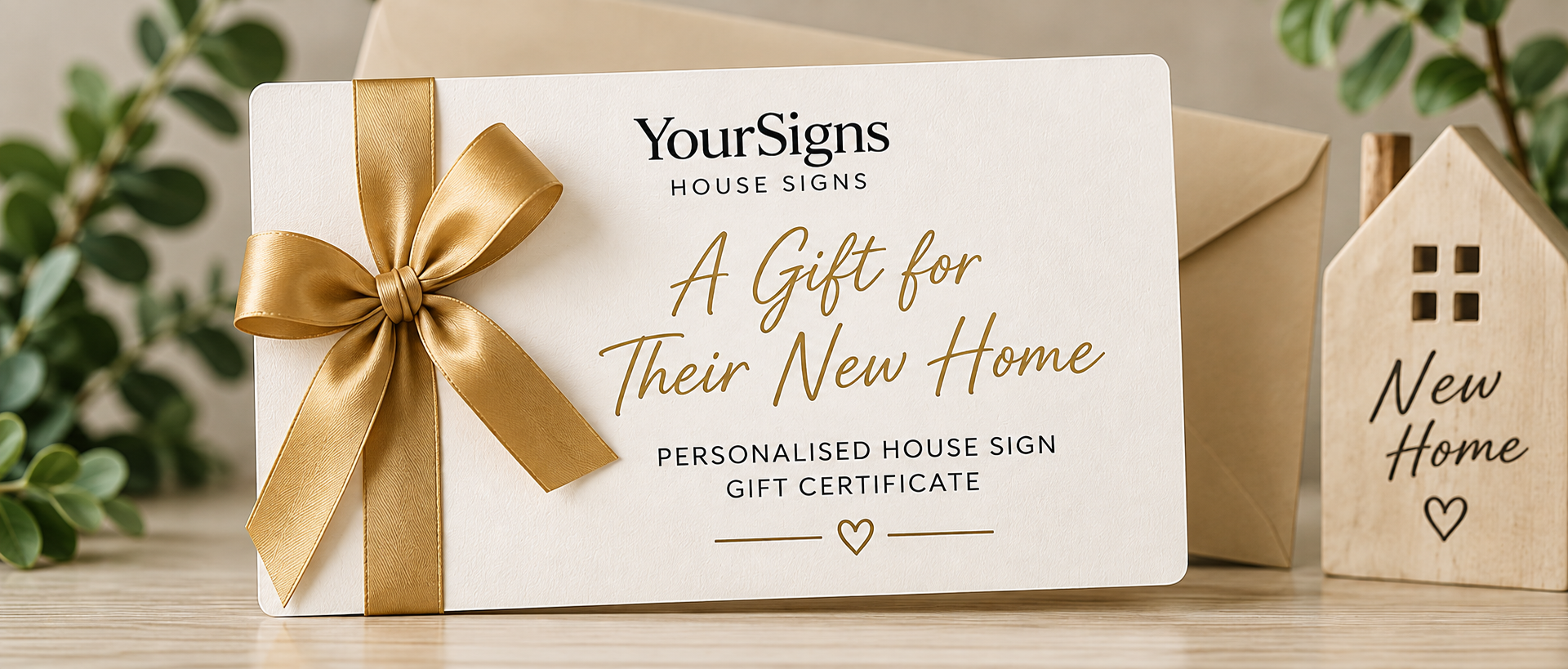 House Sign Gift Certificate