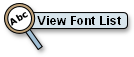 link button to view available fonts for house signs