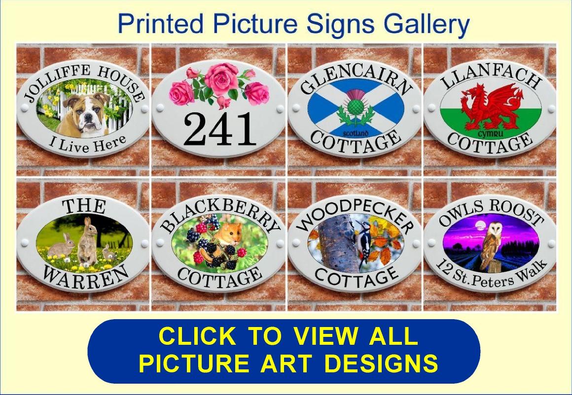 Ceramic style picture house plaques gallery