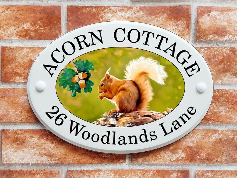 Ceramic Style Picture Signs Print Selection
