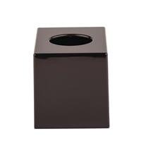 black cube tissue box holder