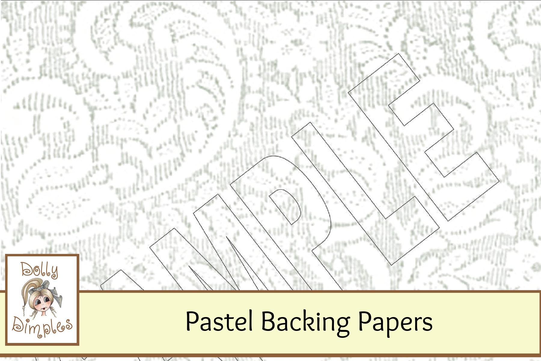 Pastel Backing Papers
