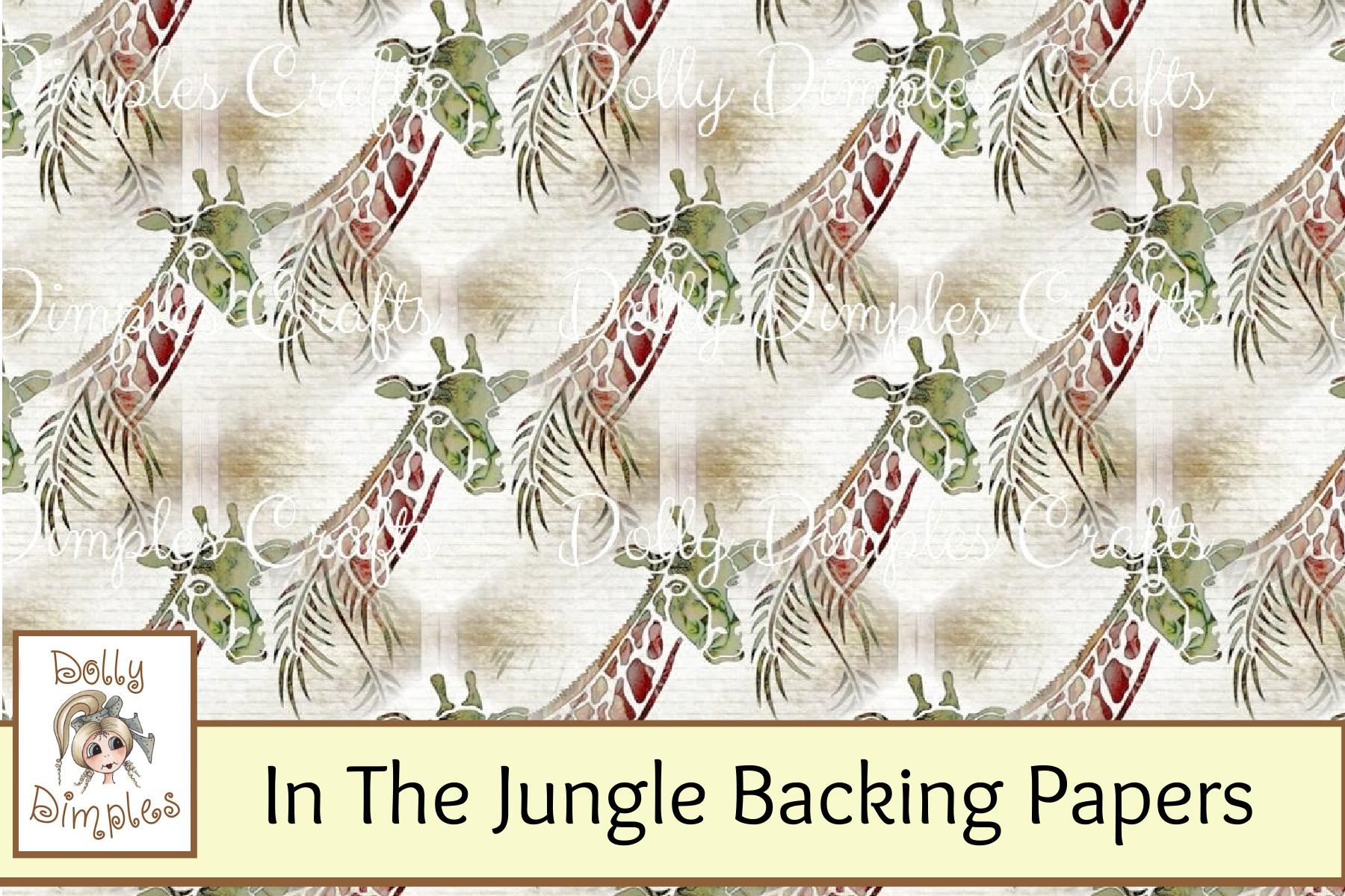 In the Jungle Backing Papers