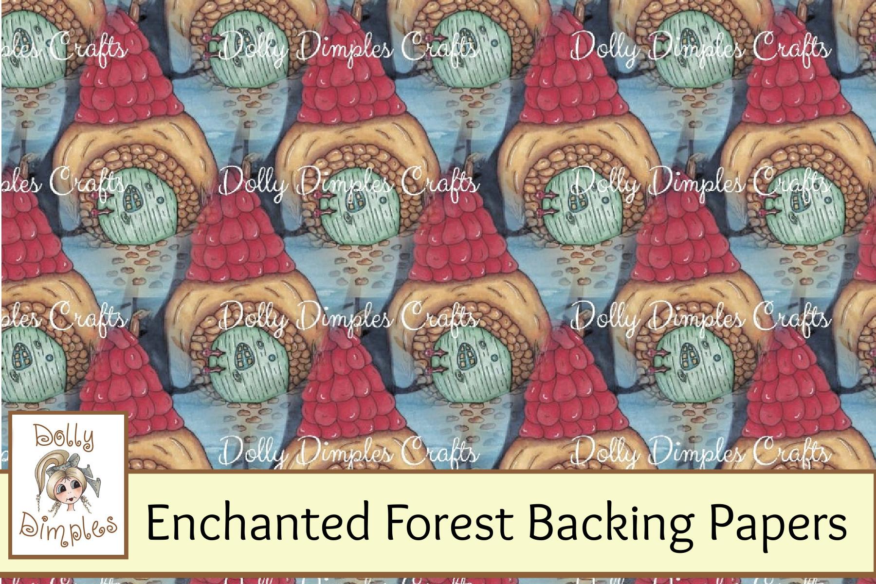 Enchanted Forest Backing Papers