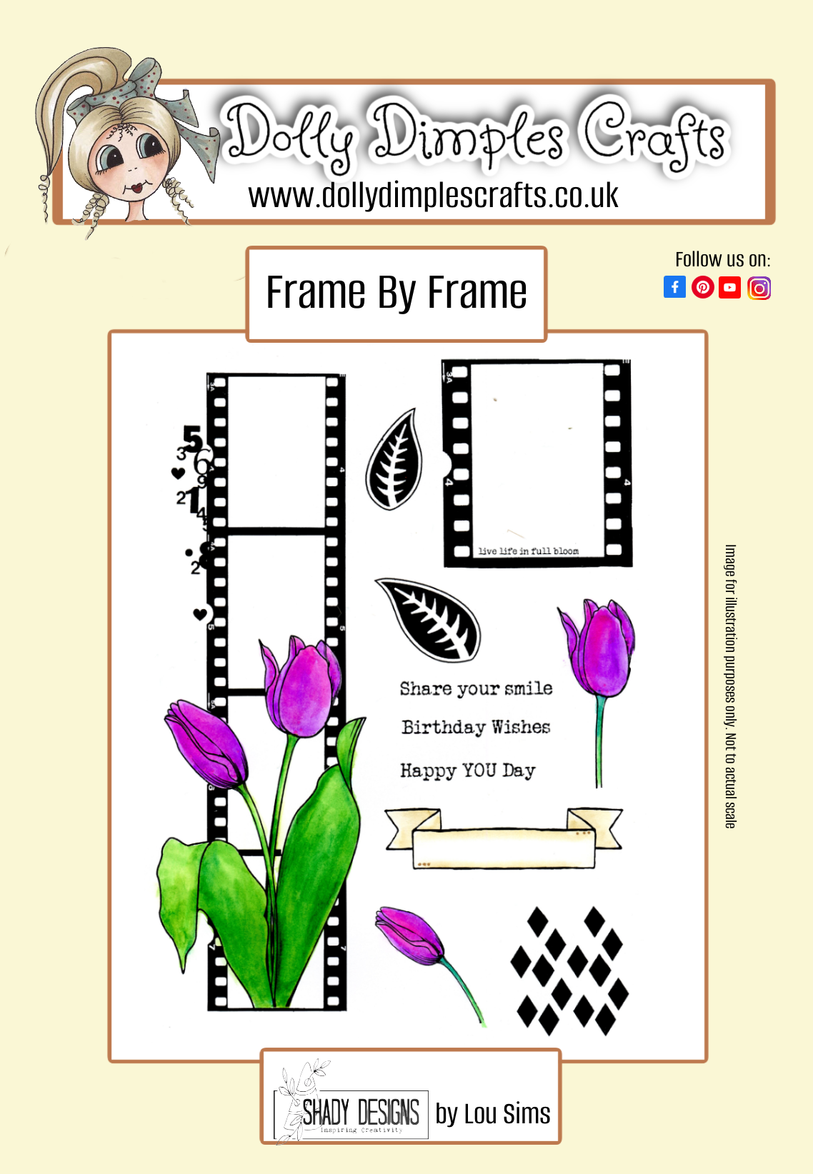 Shady Designs Frame By Frame stamp set