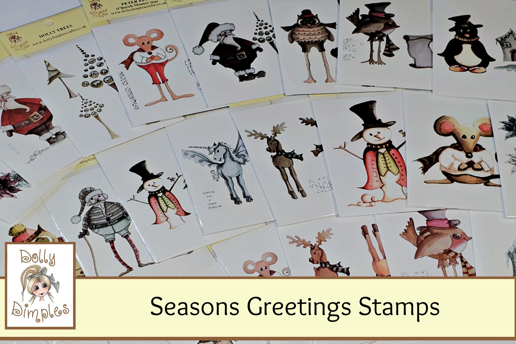 Seasons Greetings Stamps