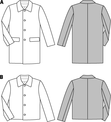 Burda B6932 Burda Menswear Sewing Pattern