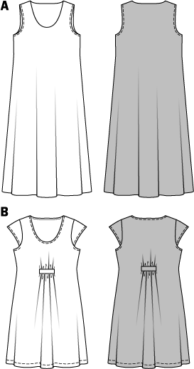 Burda B7100 Dress Sewing Pattern