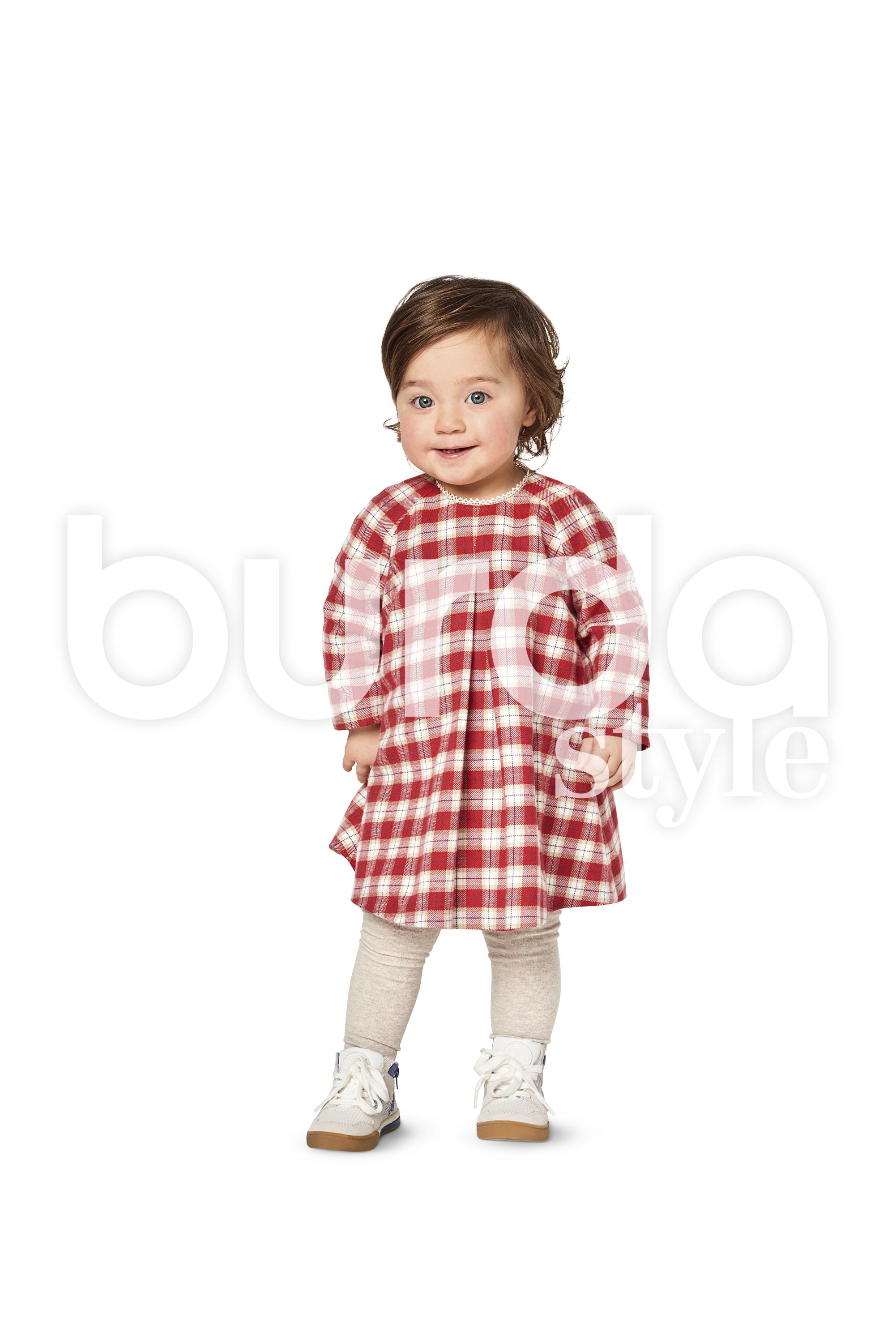 Burda B9348 Baby's Loose Dress