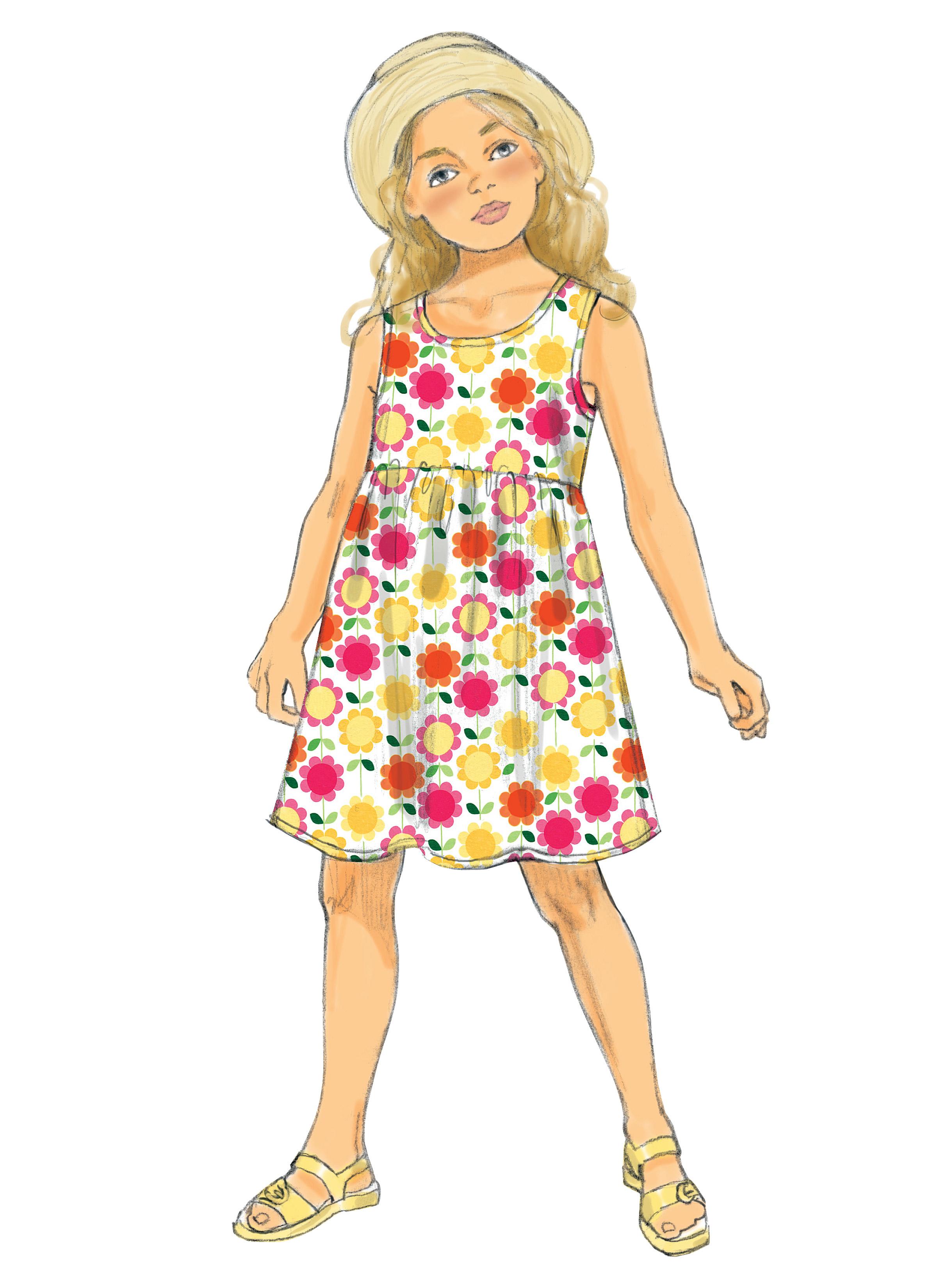 Butterick B6202 Children's/Girls' Dress and Culottes