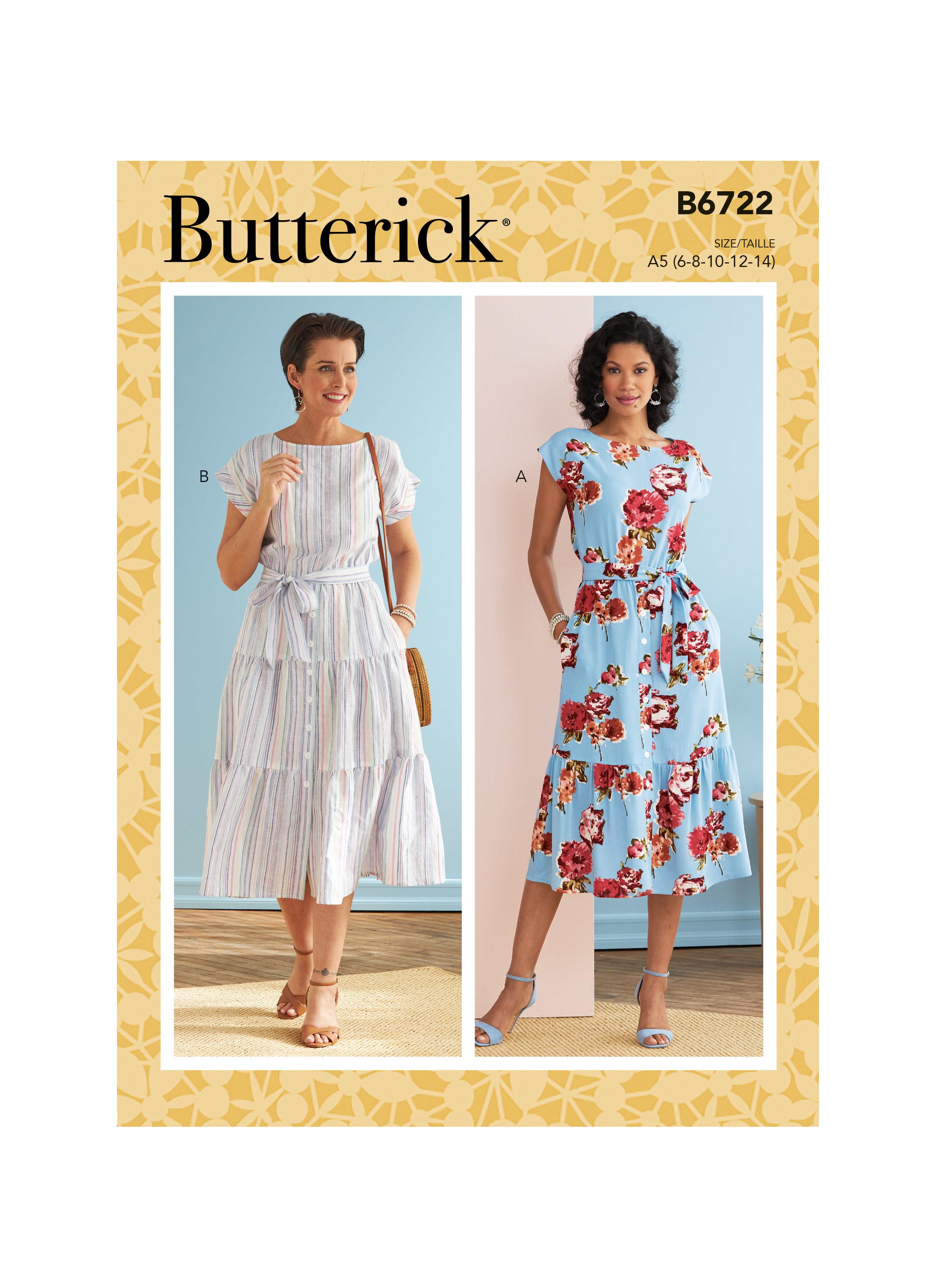 Butterick B6722 Misses' Dresses