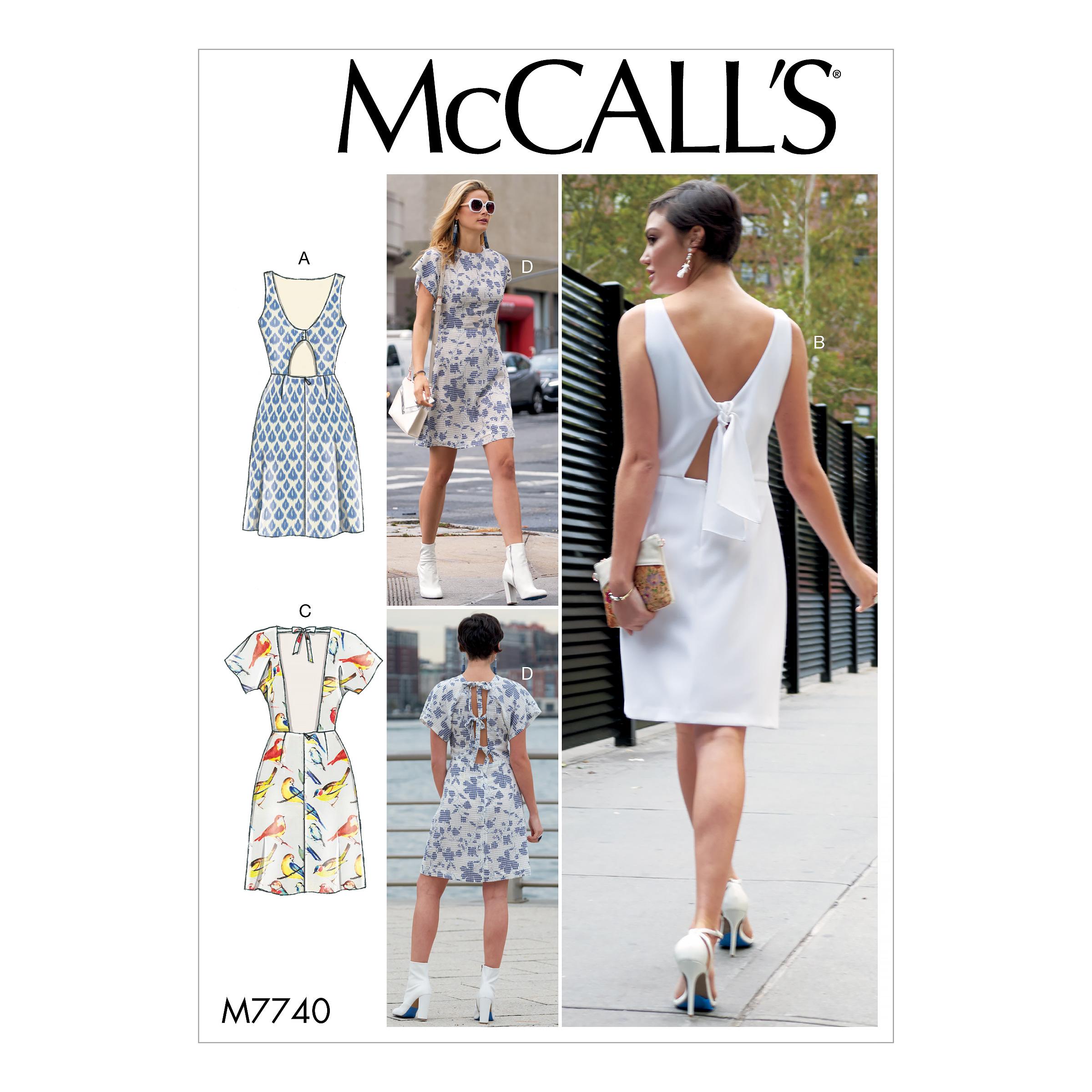 McCalls M7740 Misses Dresses