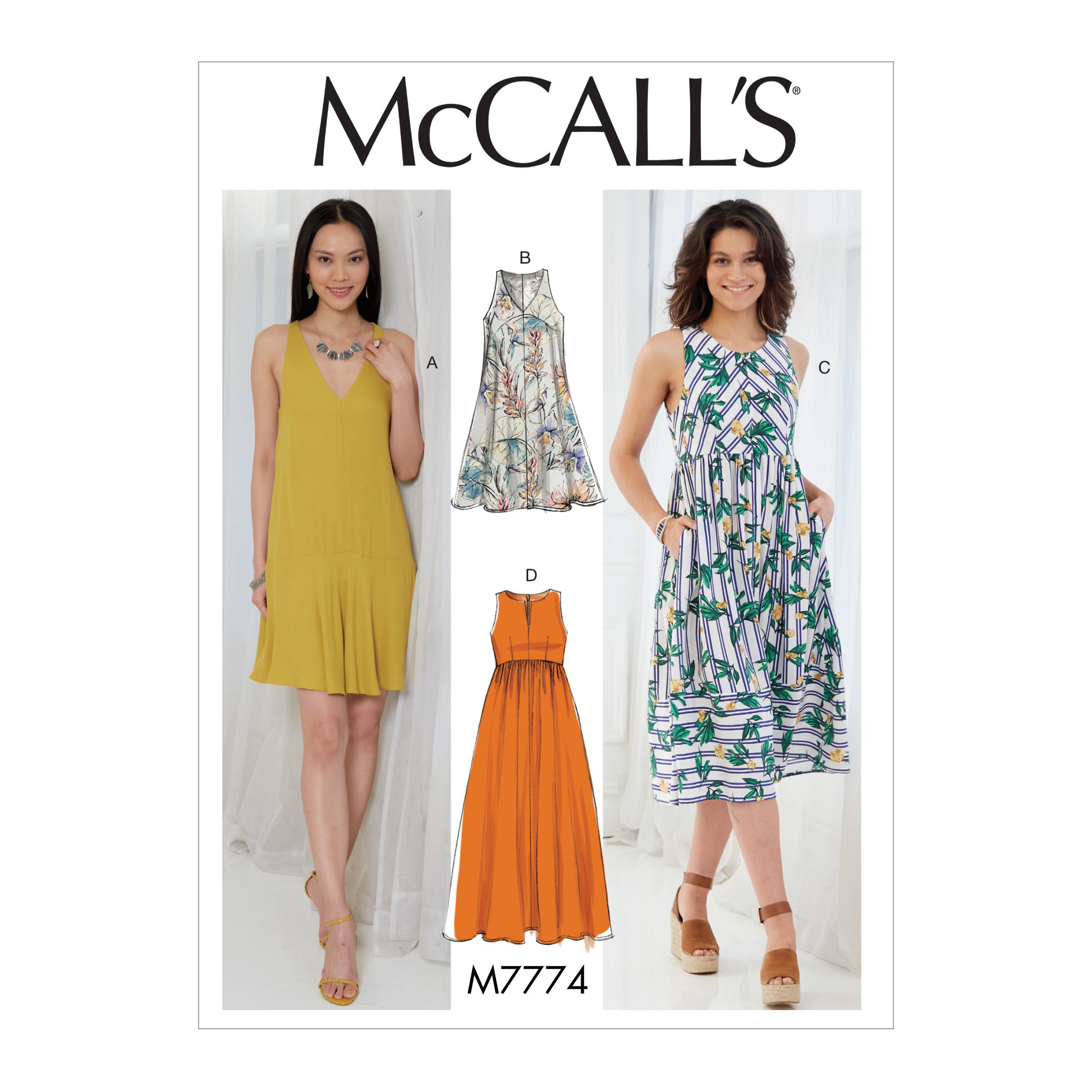 McCalls M7774 Misses Dresses