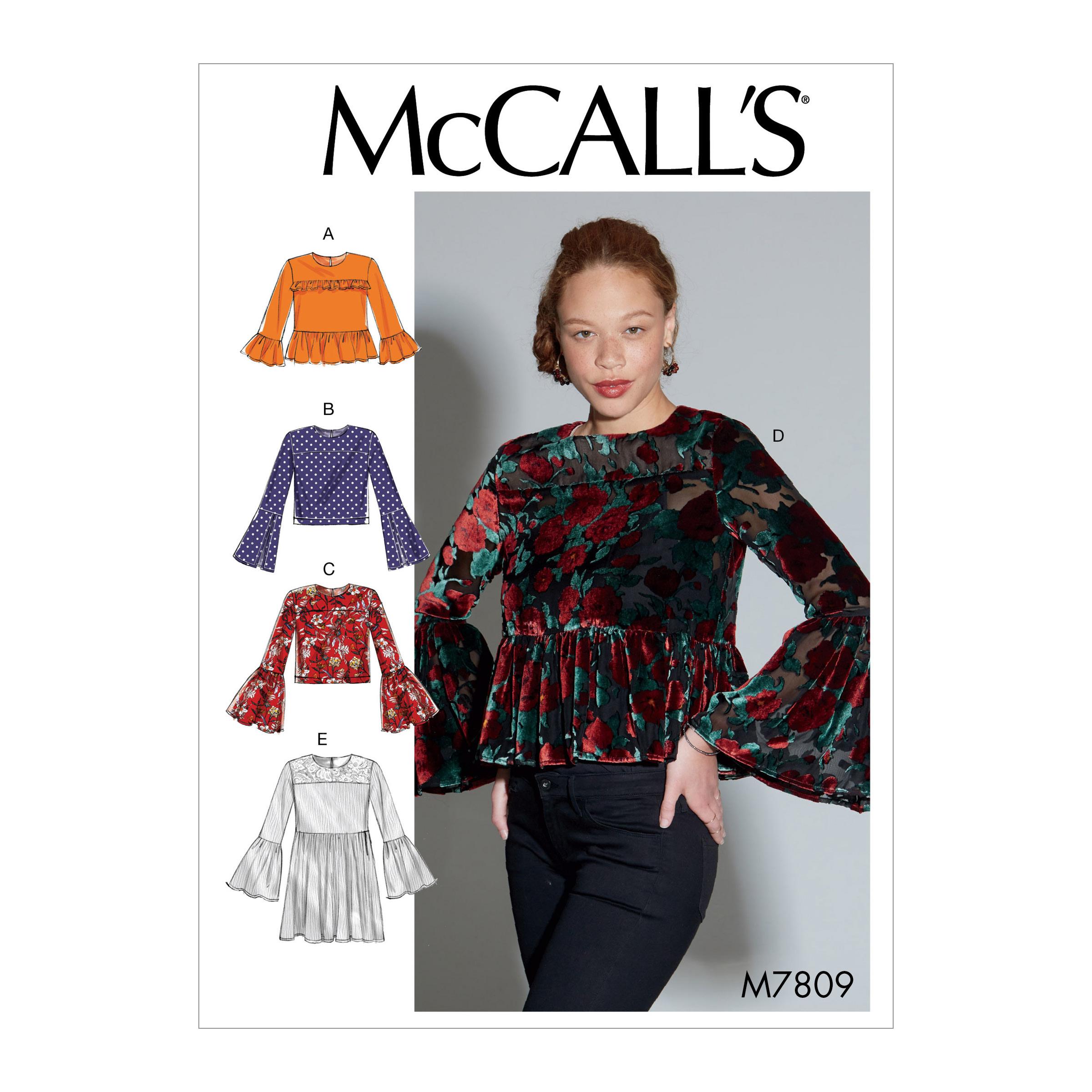 McCalls M7809 Misses Dresses