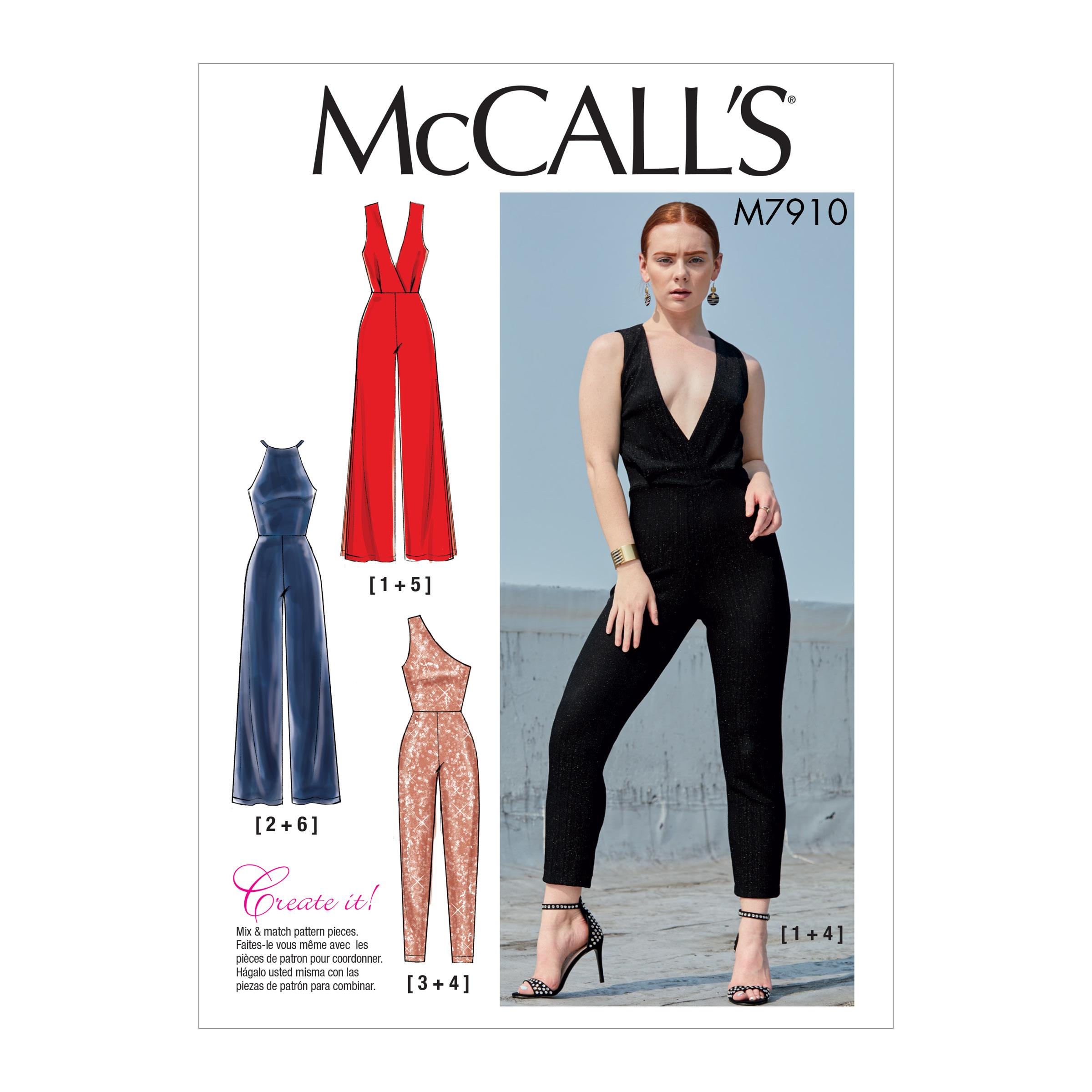 McCalls M7910 Misses Pants, Jumpsuits & Shorts
